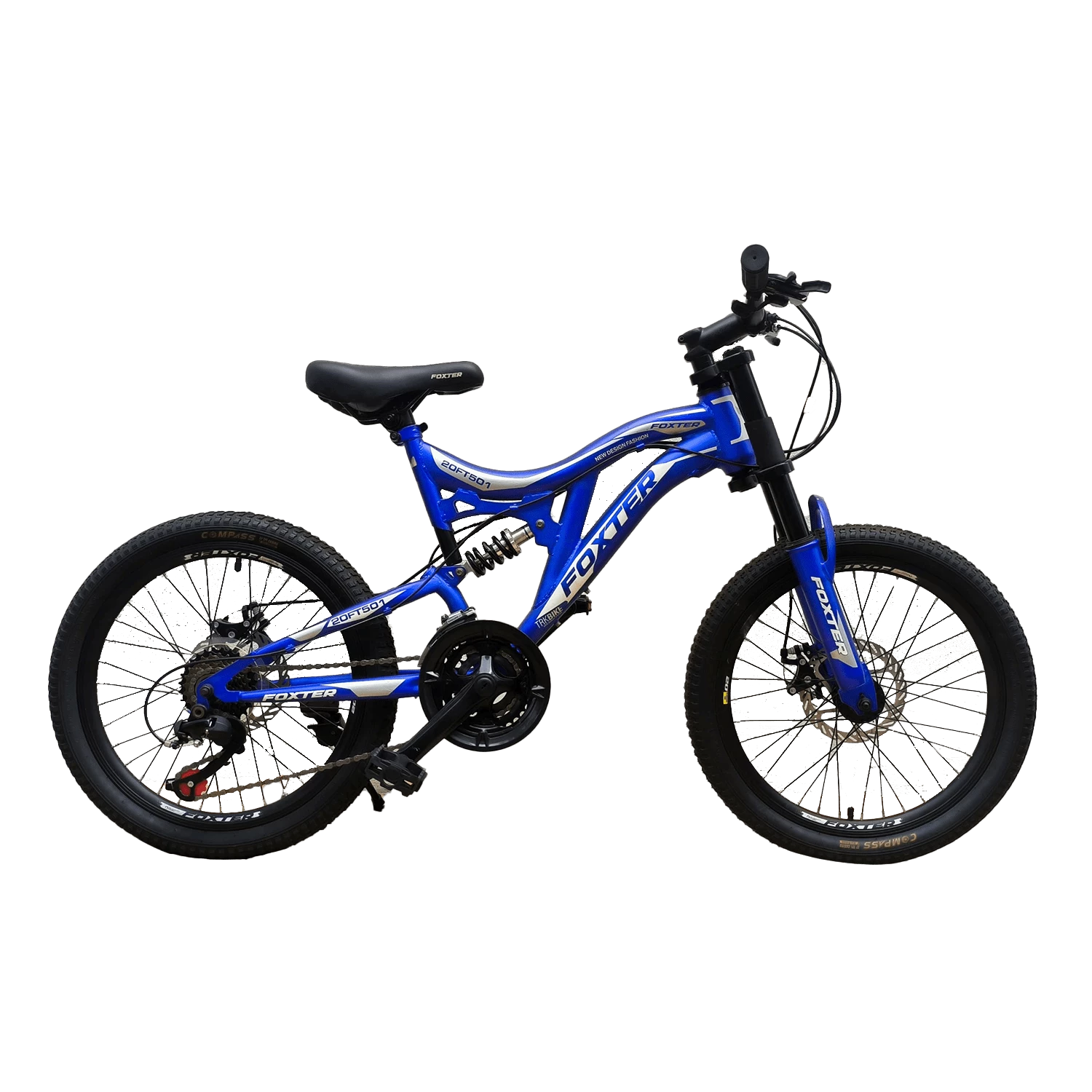 FOXTER 20 Inch Full Suspension DH Fork Disc Gear Bike BFT20FS501-img